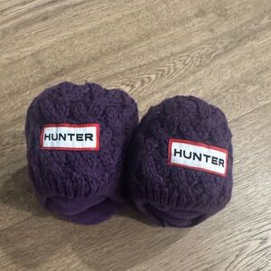Hunter Deep Purple Knit Boot Accessories